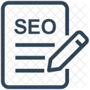 SEO Editar Documentar Ícone