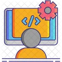 Codigo De Edicion Icono