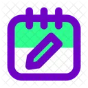 Editar horario  Icono