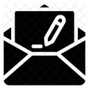 Enviar Correio Em Papel Editar E Mail Escrever E Mail Ícone