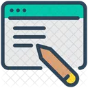 Editar página da web Icon