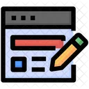 Editar site  Icon