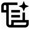 As-tu un éditeur de script  Icône