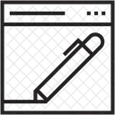 Rédacteur web  Icône