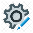 Cogwheels Gear Editing Icon
