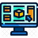 Editor 3d  Icono