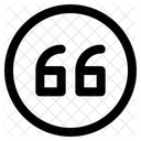 Editor De Texto Cita Texto Icono