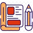 Editorial Design Edit Tools Vertical Icon
