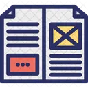 Book Design Editorial Icon