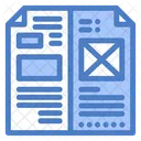 Editorial Design Book Icon