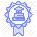 Icone De Linha Duotonica De Educacao Icon
