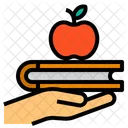 Educacion Apple Libro Icono