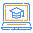Aprendizaje En Linea Educacion Icono Icono