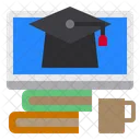 Graduado Libro Monitor Icon