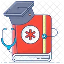 Libro De Medicina Educacion Medica Conocimientos Medicos Icono