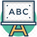 Basico Aprendizaje Abc Icono