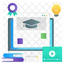 Educacion Web Educacion En Linea Sitio Educativo Icono