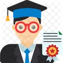 Educated Resource Hr Employee Icon