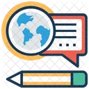 Dans Le Monde Entier Education Elearning Icon