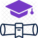 Education Graduation Hat Icon