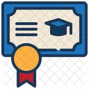 Education Graduate Certificate Icon
