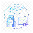 Education Higher Education Graduation Certificate Icon
