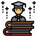 Student Graduate Book Icon