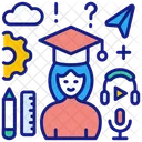 Education Graduation Student Icon