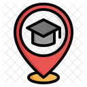 Education Location Map Icon