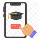 교육 앱 모바일 앱 모바일 교육 아이콘