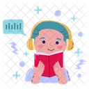 Éducation aux podcasts  Icône