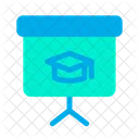 Blackboard Education Degree Hat Icon