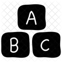 Alphabets Abc Abc Cube Icon