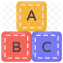 Toy Education Blocks Study Blocks Icon