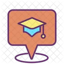 Meducation Center Map Pin Pointer Education Center Location College Location Icon