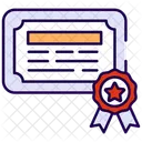 Education Certificate Diploma Certificate Icon