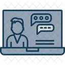 Education Chat Chat Lectures Icon