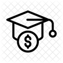 Degree Hat Dollar Icon
