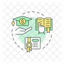 Cost Of Living Student Loan Financial Aid Icon