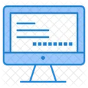 Education Device Online Education Text Icon