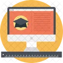 En Ligne Education Diplome Icône