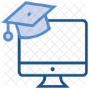 Éducation en ligne  Icône