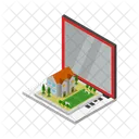 Ecole En Ligne Education Apprentissage Icône
