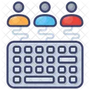 Education For All Keyboard Team Icon