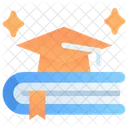Education Book Mortarboard Icon