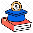 Education Investment Hat Mortarboard Icon