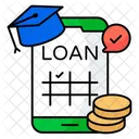 Education Loan Student Loan Education Debit Icon