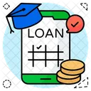 Education Loan Student Loan Education Debit Icon