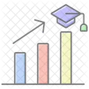 Education Progress Lineal Color Icon Icon