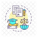 Right Law Education Icon